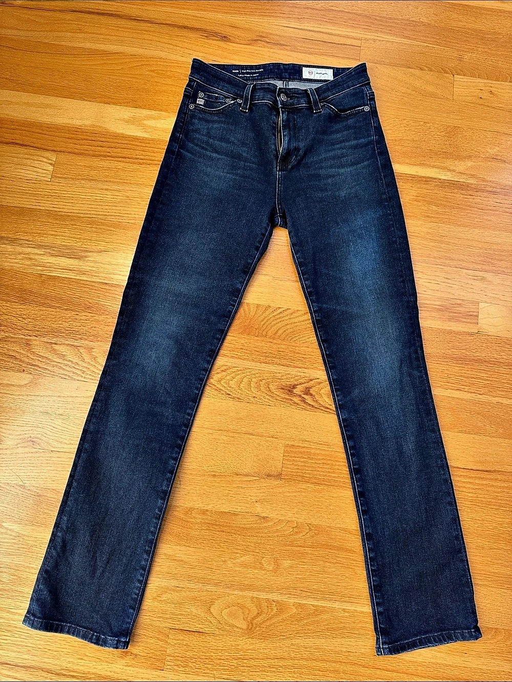 AG Mari slim straight Jeans Waist 25 Blue